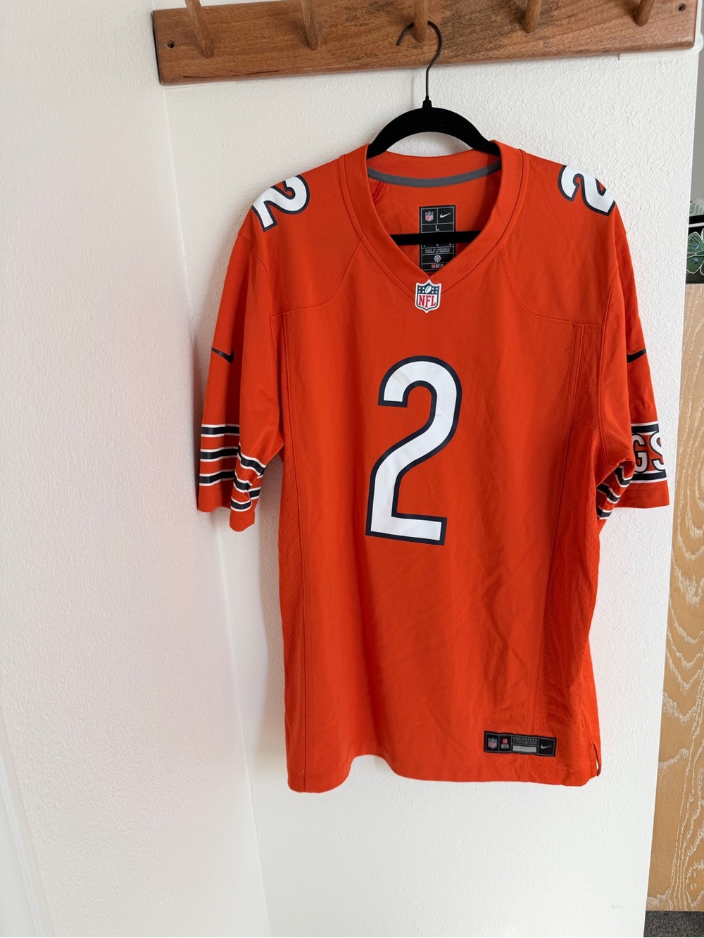 Chicago Bears Nike Alternate Game Jersey - Orange - D.J. Moore - Mens